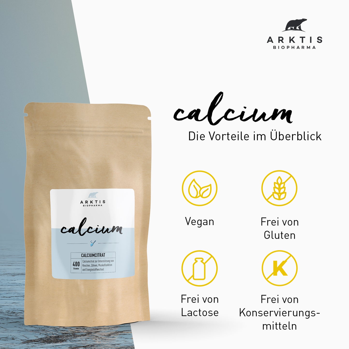 Arktis Calcium - Calciumcitrat PL
