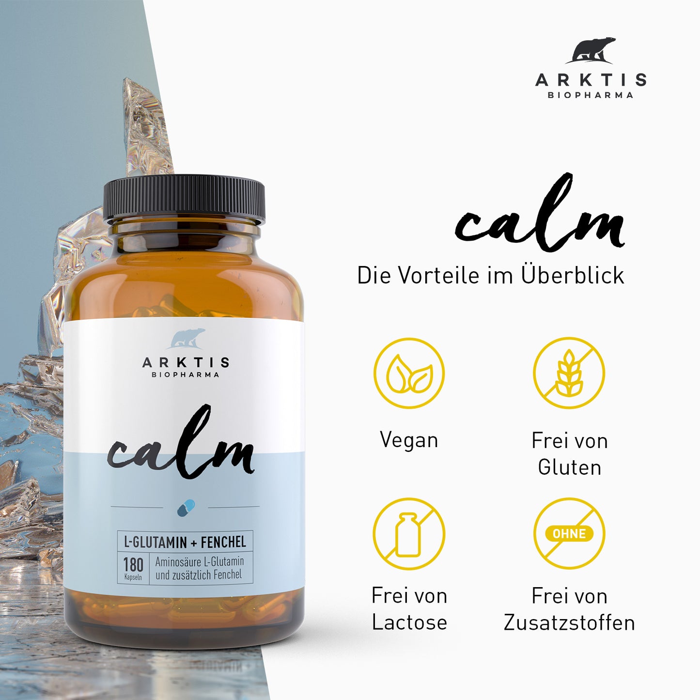 Arktis Calm - Glutamin und Fenchel PL
