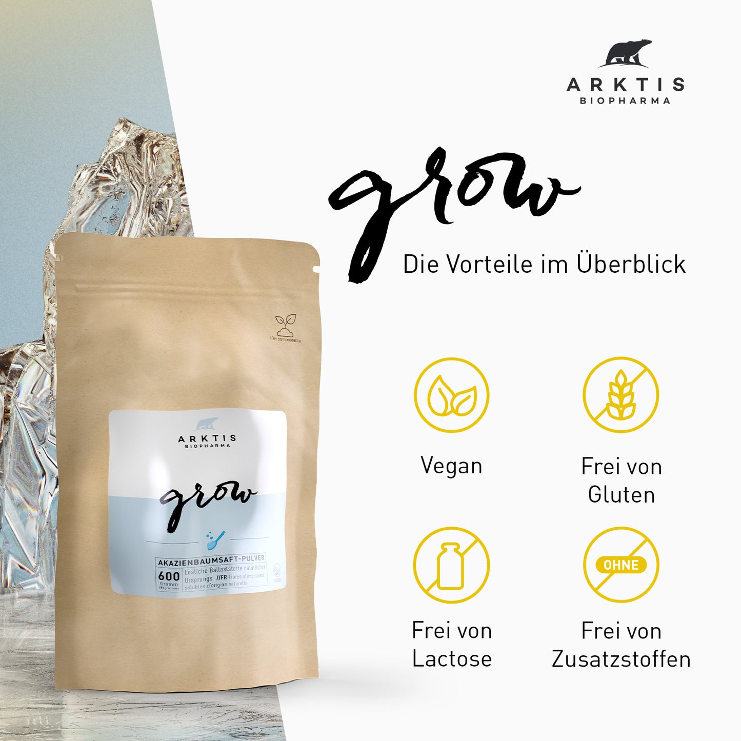 Arktis Grow - Akazienfasern PL