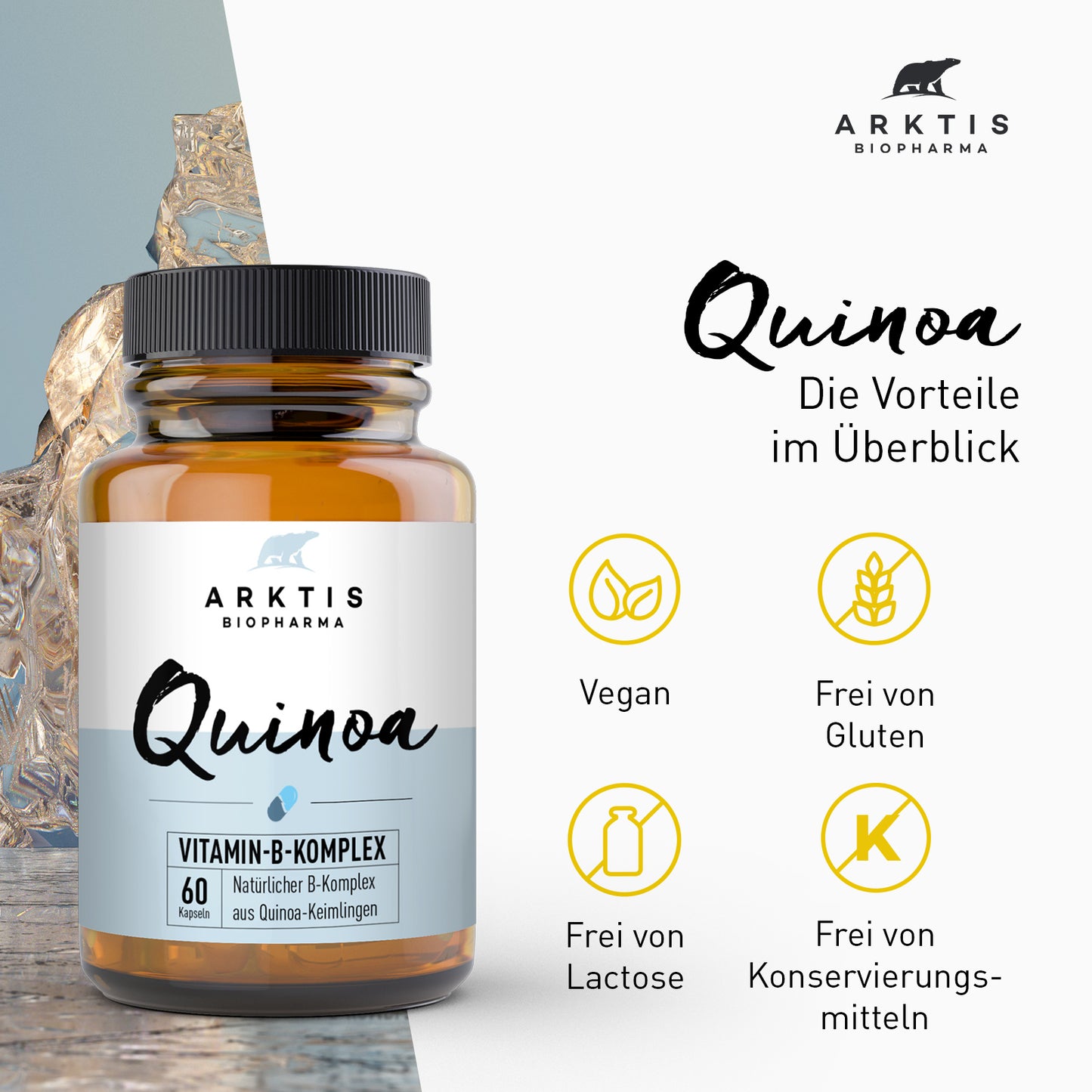 Arktis Vitamin B-Komplex aus Quinoa PL