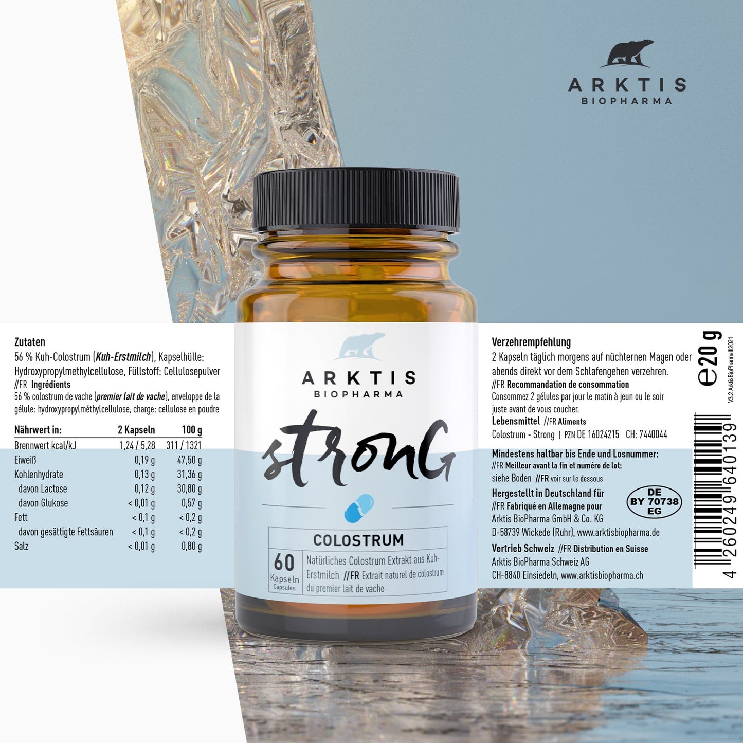 Arktis Strong - Colostrum Kapseln