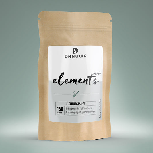 Danuwa Elements Puppy - 250 g - 40% Rabatt wegen verkürztem MHD 02/2026- nur solange der Vorrat reicht!