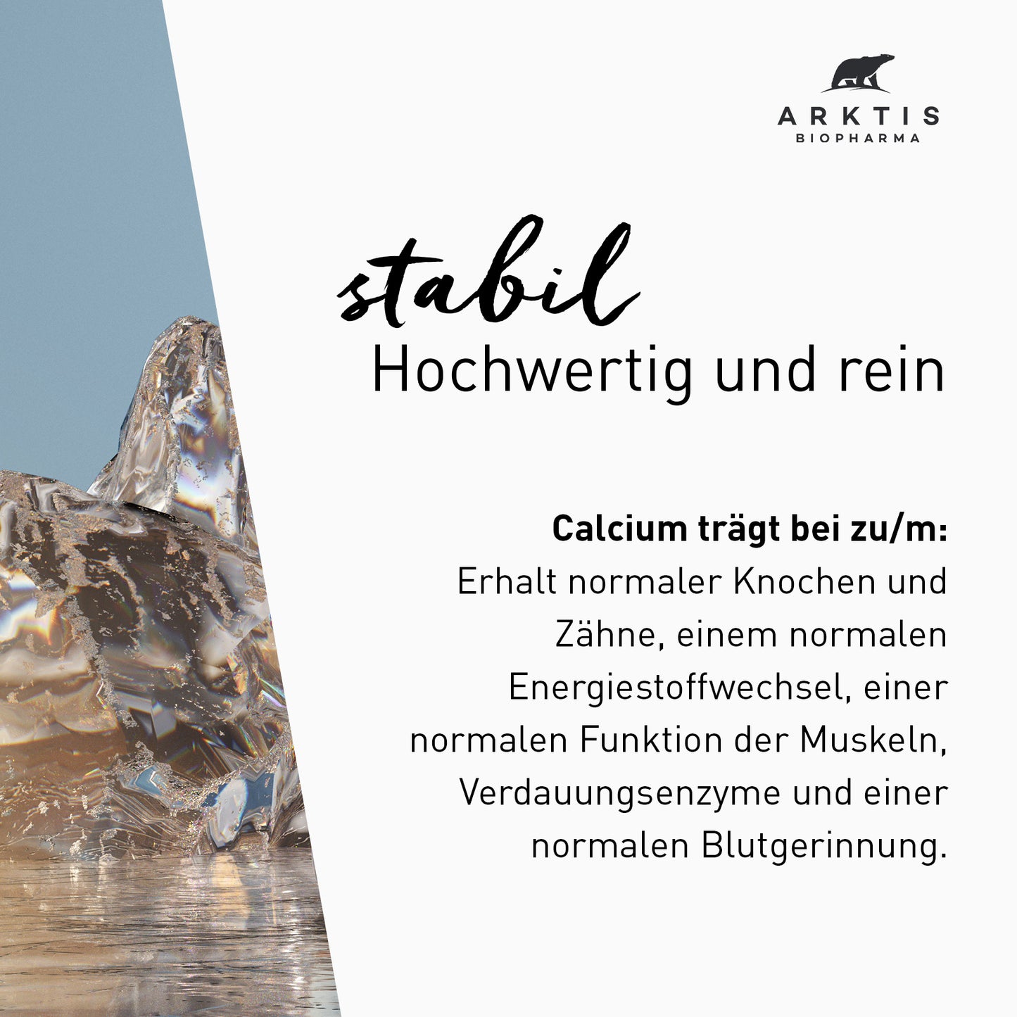 Arktis Stabil - Calcium + Vitamin D PL