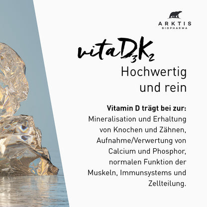 Arktis Vita D3+K2 - Vitamin D3+K2 (MK-7) PL