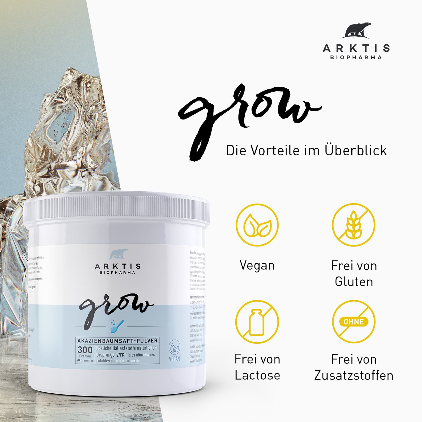 Arktis Grow - Akazienfasern PL