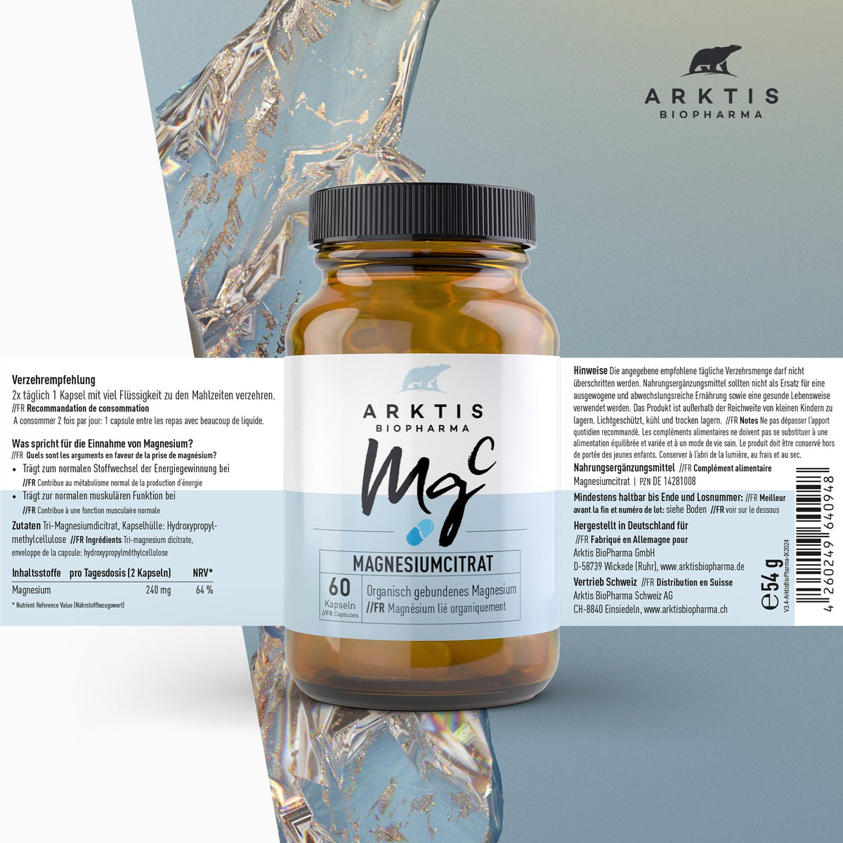 Arktis MgC - Magnesiumcitrat