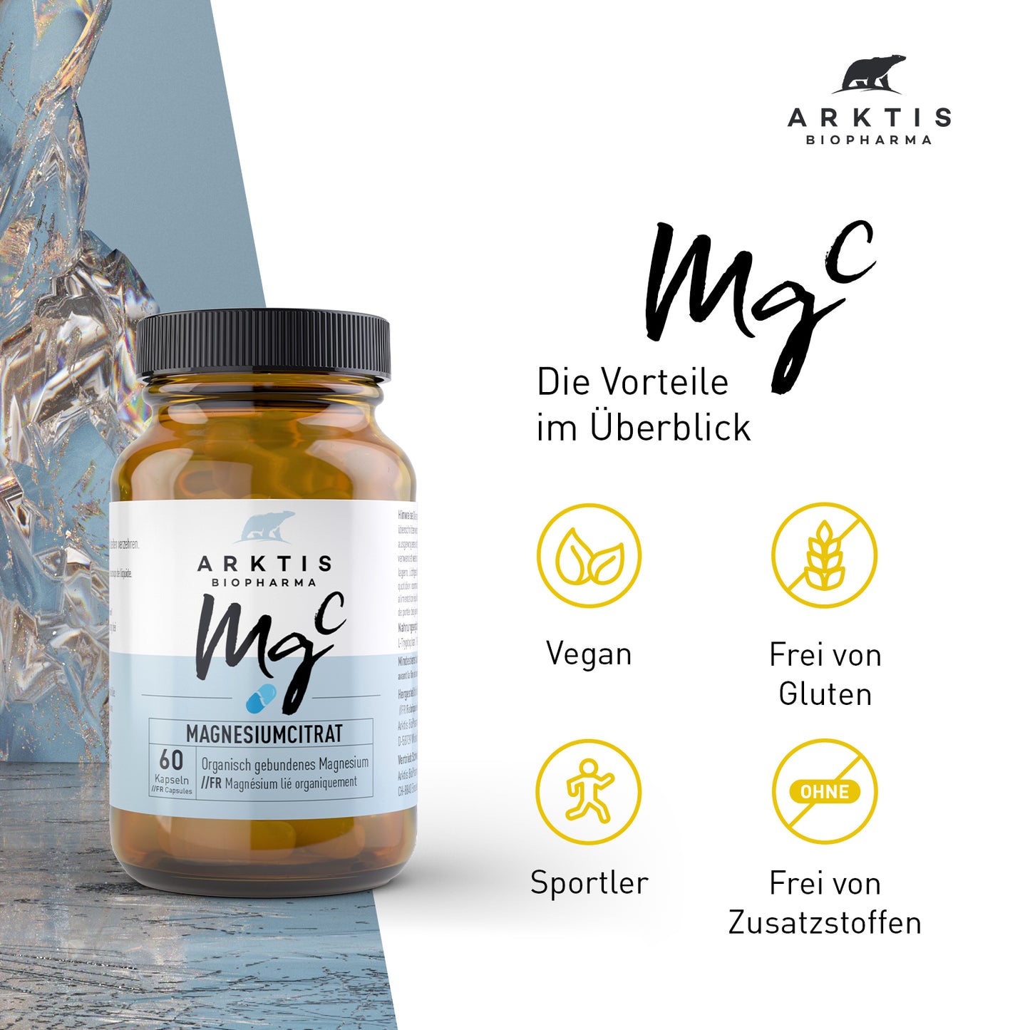 Arktis MgC - Magnesiumcitrat PL