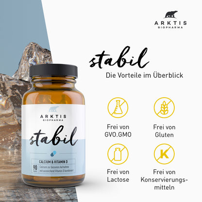 Arktis Stabil - Calcium + Vitamin D PL