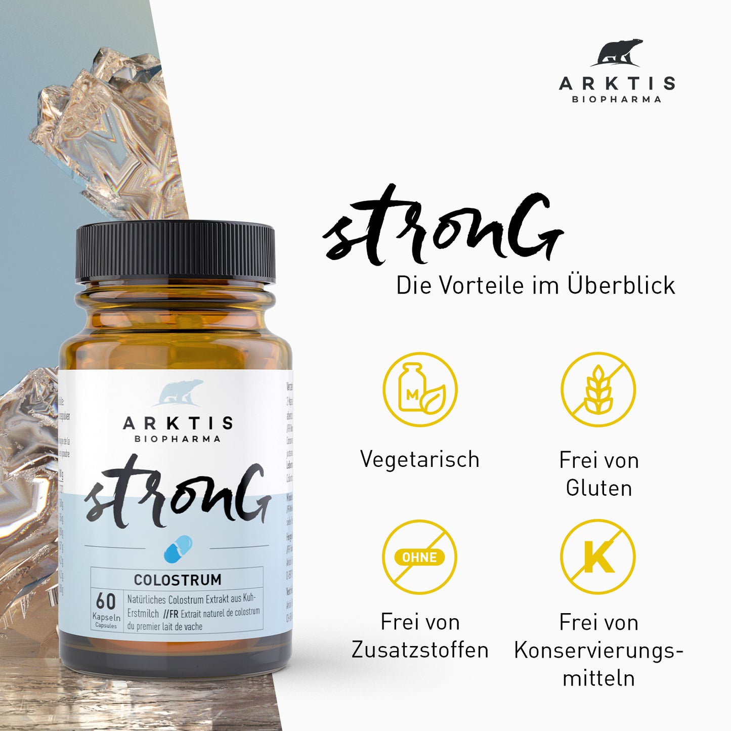 Arktis Strong PL - Colostrum Kapseln