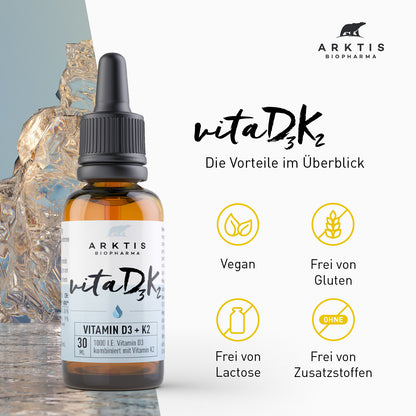 Arktis Vita D3+K2 - Vitamin D3+K2 (MK-7) PL