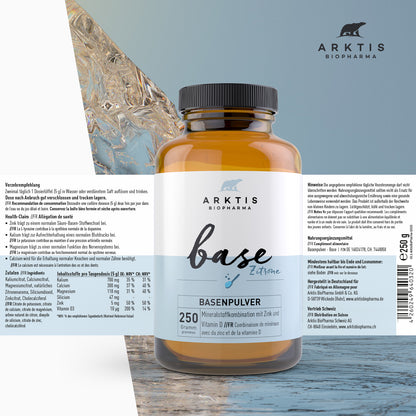 Arktis Base Zitrone - Basenpulver