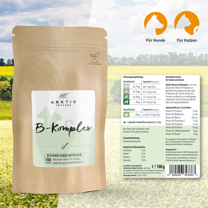 Arktis Vetcare B-Komplex - Buchweizenkeimpulver PL