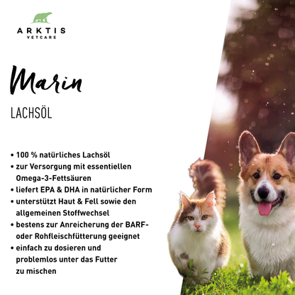 Arktis Vetcare Marin – Lachsöl PL