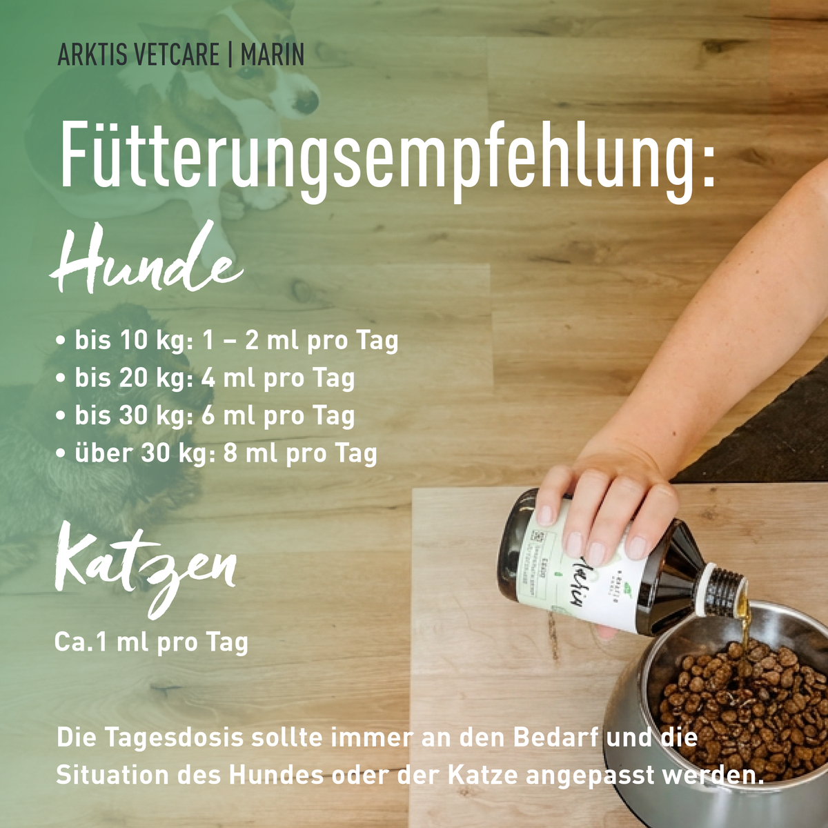 Arktis Vetcare Marin – Lachsöl PL