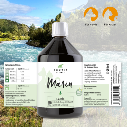 Arktis Vetcare Marin – Lachsöl PL