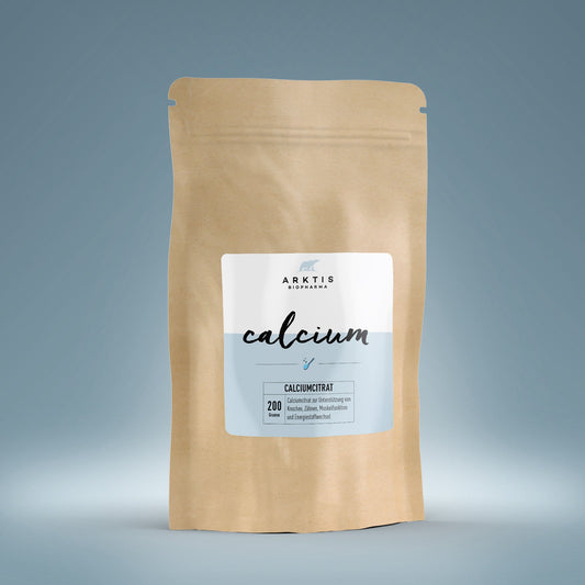 Arktis Calcium - Calciumcitrat - 200 g - 40% Rabatt wegen verkürztem MHD 01/2026- nur solange der Vorrat reicht!