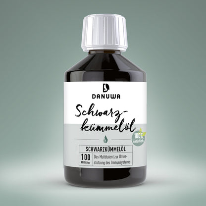 Danuwa Schwarzkümmelöl - reduzierter Preis wegen verkürztem MHD 12/25 - nur solange der Vorrat reicht