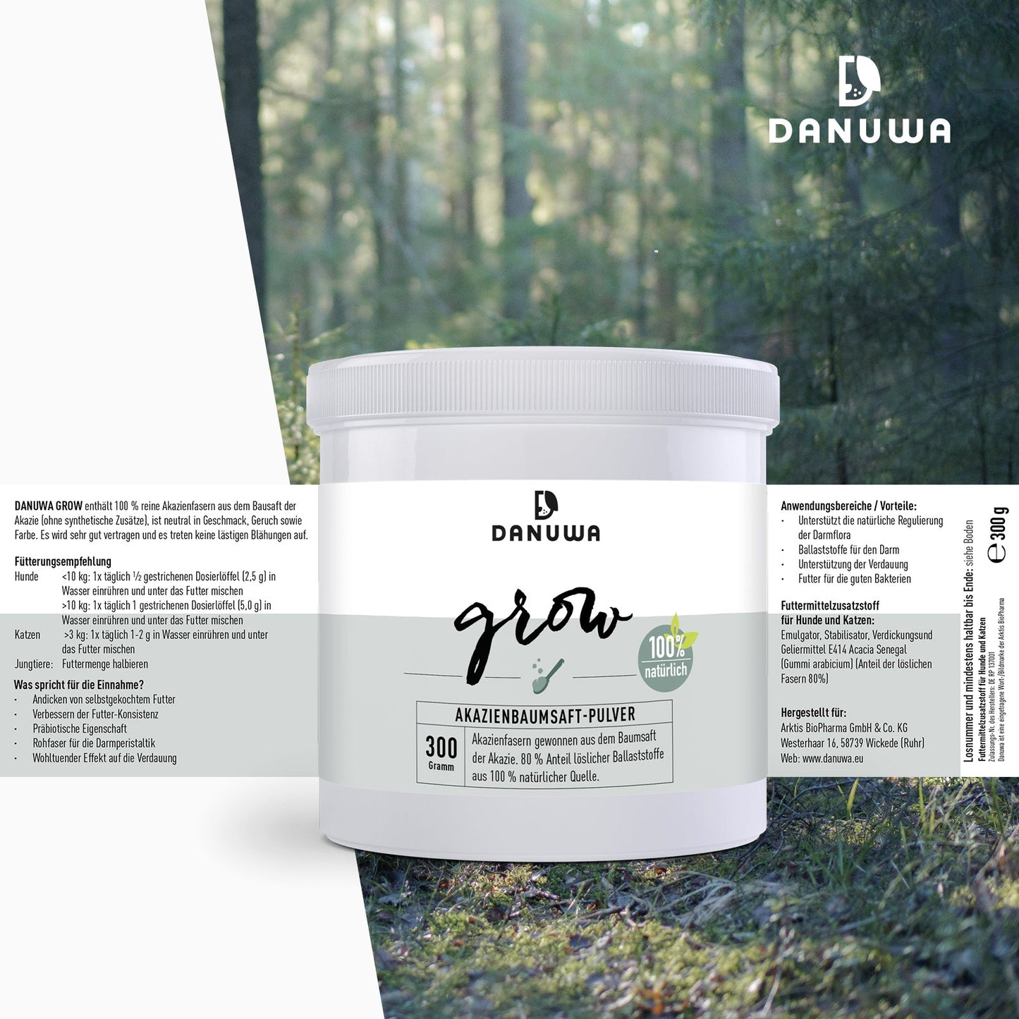 Danuwa Grow Akazienbaumsaftpulver