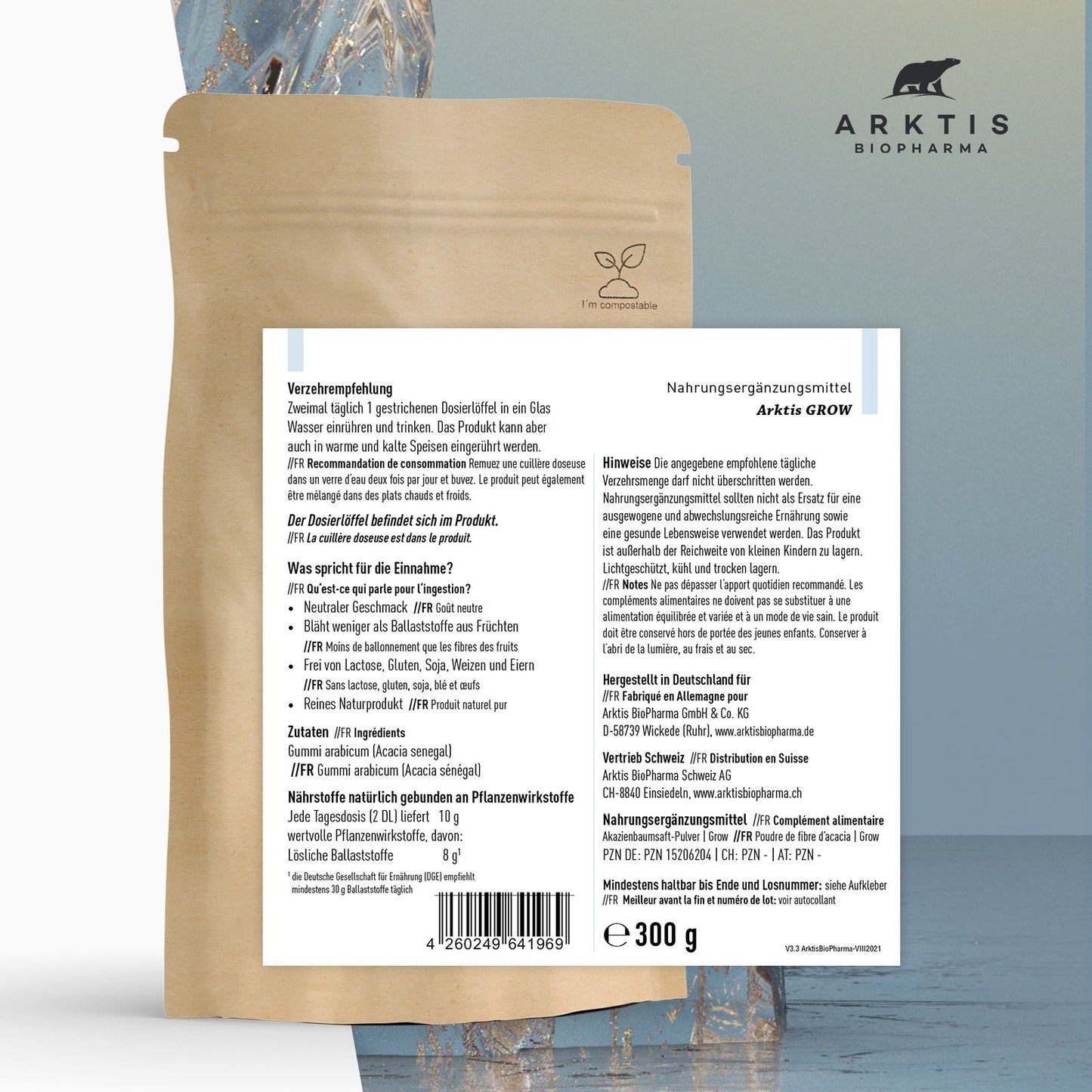Arktis Grow - Akazienfasern
