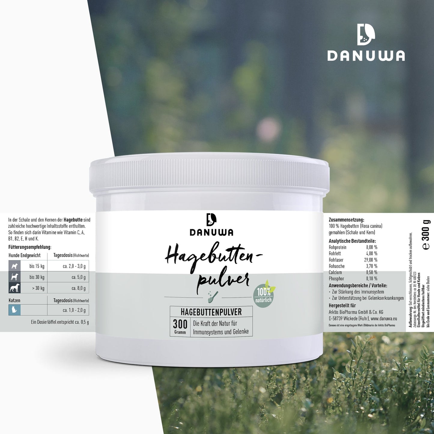 Danuwa Hagebuttenpulver